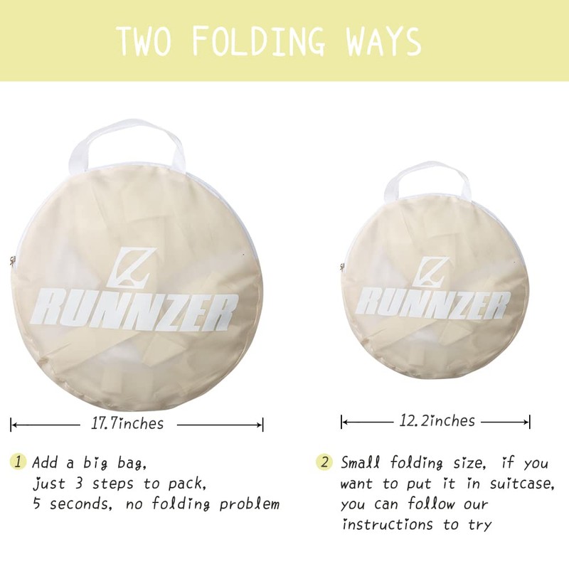L RUNNZER Pack N Play Tent, Baby Crib Tent to