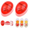 2Pcs Egg Timer,Colour Changing Boiled Egg Timer,Color Changing Indicator Soft