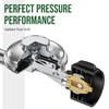Alloxity Propane Regulator with Hose, 2FT Stainless Steel & PVC