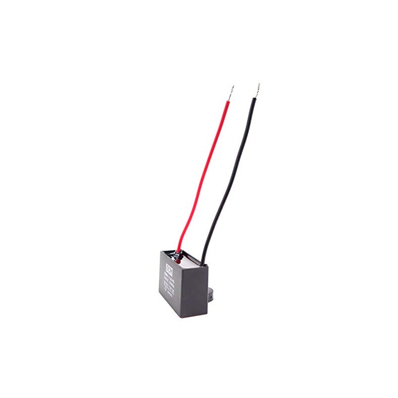 JCM 2 Wire Ceiling Fan Capacitor 5.5uF 450VAC CBB61