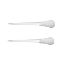 Turkey Baster with Detachable Round Bulb – BPA-Free Food Grade Syringe for Moist, Flavorful Meat, Ideal for Butter Drippings, Glazes & Roasting Juices (2, Ivory)