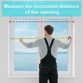 WAOWAO Black Window Safety Guards for Children Kids Child Toddler Pets Proof Extra Wide White Tension Security Window Guard Gate for Home Fit