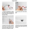 6PCS Refrigerator Deicing Drain Pipe Tool Hose Plunger Scraper Hole