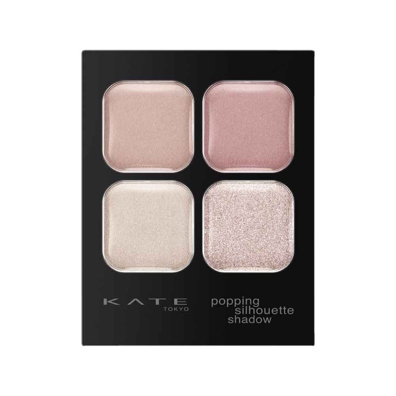 KATE Popping Silhouette Shadow 3.6g - [SET] Greige Pop (+Beads