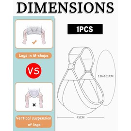 TOZBLEU Tragetuch Baby,Babytrage Tragetaschen für Neugeborene ab Geburt,Grün Multifunktionale Babytrage,Netzstoff Atmungsaktive Kindertragetüche für Bis zu 25 Kg, Geeignet für Babys von 0-36 Monaten