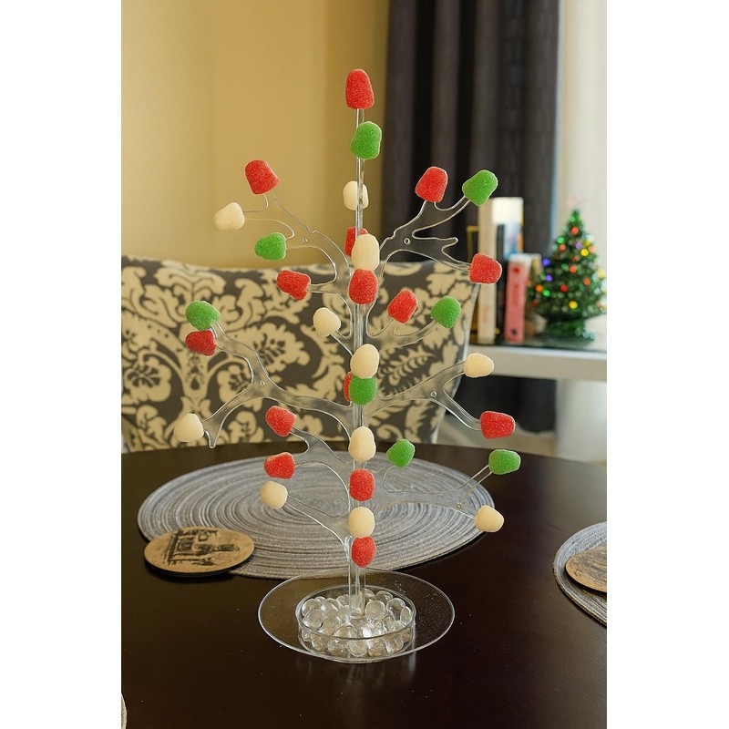 Stunning Clear Plastic Money Tree Centerpiece - 12" (1 Count)