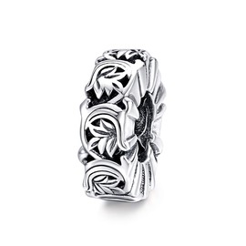 Genuine 925 Sterling Silver Vintage Vines Charm for Original Luxury Bracelet make Brand Female silver Jewellery