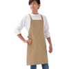 fabrizm 日本製 キッチン エプロン ひざ丈 バッククロス T/Cツイル ベージュ 1493zbe