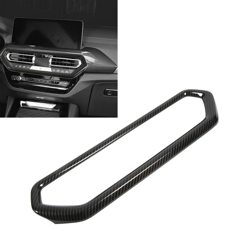 Central Control AC Air Vent Cover Trim Carbon Fiber Style