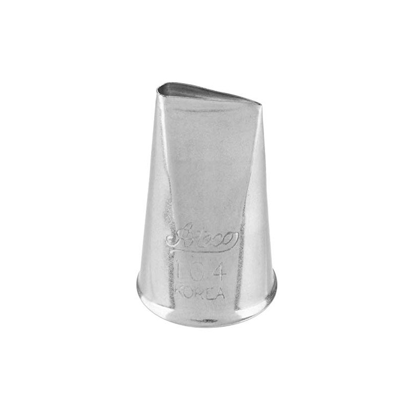 Ateco S/S Tube Rose Petal Decorating Pastry Tip #104S