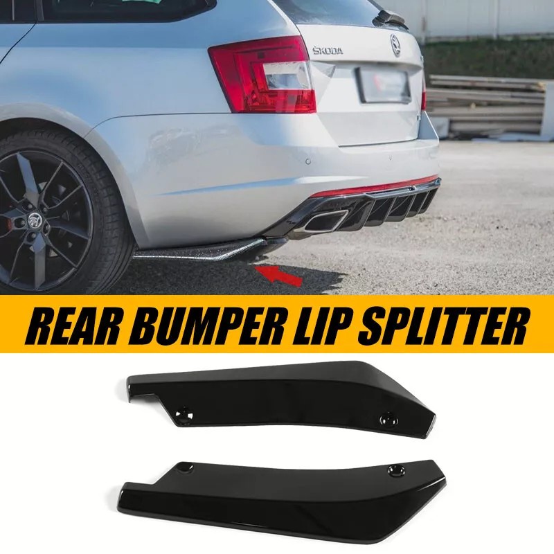 dtangor For Corolla 2021-2022 LE XLE Front Bumper Lip Side