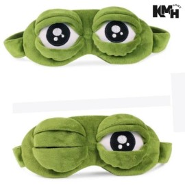 슬픈개구리안대 눈가리개 캐릭터수면안대 기내용안대 숙면안대 Sad Frog Eye Mask Character Sleep Mask Indoor Sleep Mask Good Night Mask