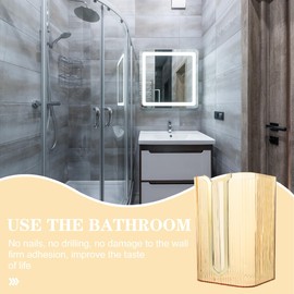 ABOOFAN Wall Hanging Paper Box Paper Towels Holder Plastic Wrap Dispenser Wall Paper Towel Holder Wall Plastic Wrap Hanger Paper Towel Holder for Bathroom Paper Output Wall-mounted The Pet