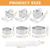 7 Piece Dumpling Maker Set, Stainless Steel Empanada Press Kit,