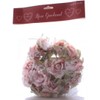 Artificial Pink Rose Decorative Wired Garland Swag ~ Shabby Chic