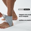 Tobillera Ultrafina 0,1cm, Soporte Compresión Deportivo