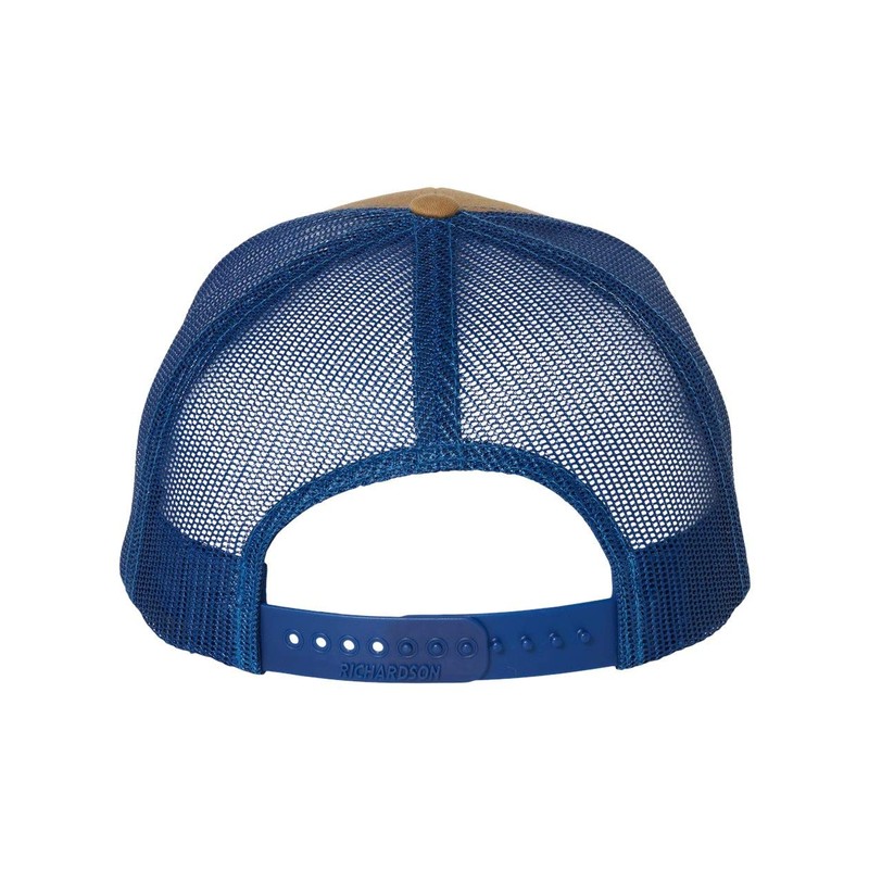 RICHARDSON Snapback Trucker Cap, Adjustable, Charcoal/Neon Green