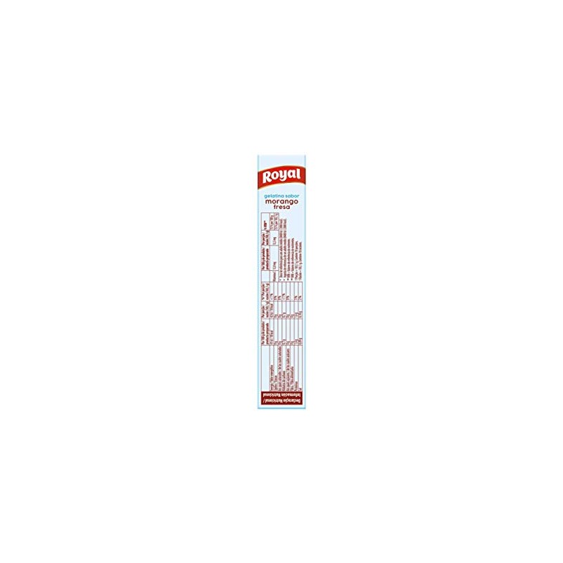 Royal, Gelatina, Light, Gusto Fragola, Confezione da 31 gr