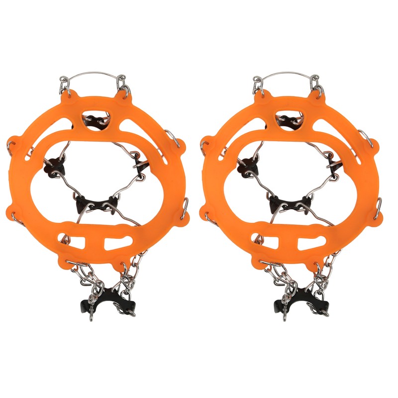 2Pcs Ice Traction Cleats Anti Skid Shoe Crampon Cover Snow