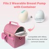 Wearable Breast Pump Bag with Cooler, Compatible with Willow, Elvie,