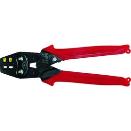 Nichifu Terminal Industry Waterproof Pin Terminal Waterproof Crimping Sleeve Dedicated Tool Manual Short Handle/7.1 inches (180 mm) NH 64