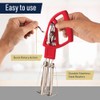 Rotary Egg Beater Manual Hand Crank Mixer - Stainless Steel
