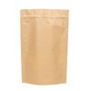 BAAGGNAA 110 Pack Ziplock Stand up Kraft Paper Bags Pouches