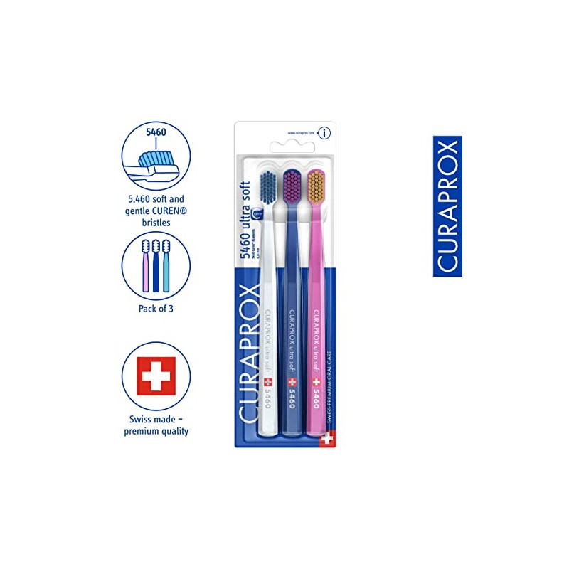 Cepillo de dientes ultrasuave Curaprox CS 5460 – Para dientes