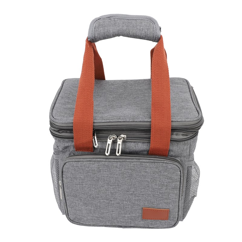 Insulated Lunch Bag 2 Layer Leakproof 14L Large Capacity Handheld