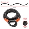 Burg Wachter 122C Double Loop Vinyl Coated Multi-Stranded Braided Steel