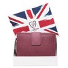 Ladies RFID Safe Designer Leather Purse Card Women Wallet Zip