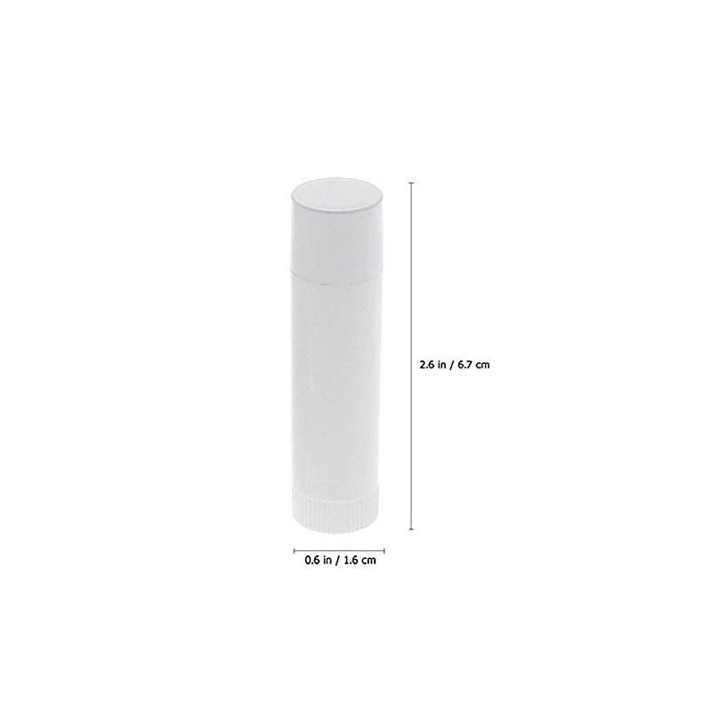 Queta Pack of 50 Empty Lipstick Plastic Lipstick Sleeves Empty