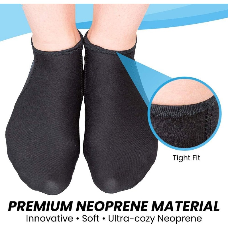 InstaMarine (X-Large 12-13 Premium Neoprene Socks and Water Fin Sock