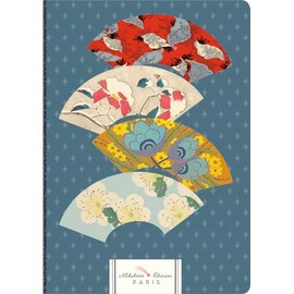 Les Eventails (the Fans): Flowered Fans of Mystery (Standard Perfect-Bound Notebooks - Soft Touch Cover)