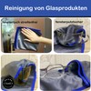 CZandCZ 4 x window cleaning cloths, microfibre cloths, 40 x