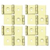 uxcell Double Acting Hinges Folding Screen, 4Pcs 2.13" Double Swing