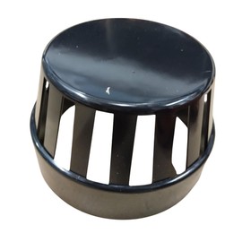 110mm Ring Seal Cowl Vent Terminal - Black Soil Pipe Fittings
