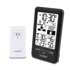 La Crosse Technology Weather Station with Moon Phases WS6210 Black