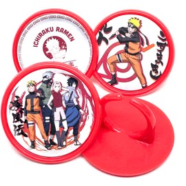 Blue Fox Baking Naruto Cupcake Toppers Birthday Party Supplies Decorations Rings- Package of 24