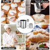Flour Sifter Stainless Steel,3 Cup Flour Sifter for Baking,3 in1
