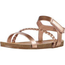 Blowfish Malibu Kids Goya-T Sandal, Pearl Rosegold, 9