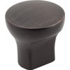 Elements 239BC Brenton Collection 1 Inch Diameter Round Cabinet Knob,