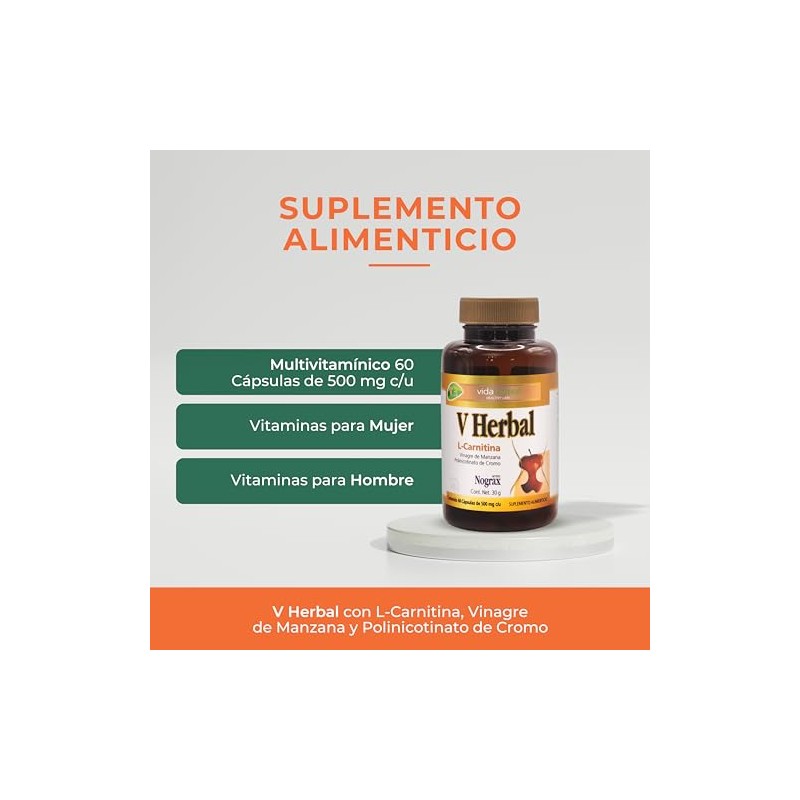 Suplementos Alimenticios Carnitina Vinagre Manzana Polinicotinato Cromo Skin Care Vitaminas
