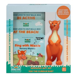 Mizzie The Kangaroo Newborn Gift Set, 4 Item Pack