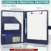 Clipboard Folder A4, Professional PU Leather Portfolio Folder, Legal Pad