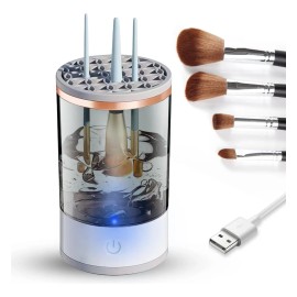 Limpiador Eléctrico Automático De Brochas De Maquillaje Savefree