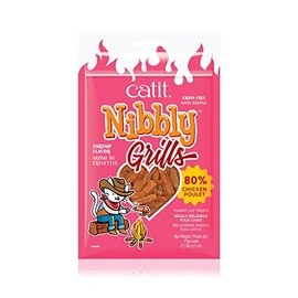 Catit Nibbly Grills Cat Treats, Chicken & Shrimp Recipe - Grain-Free Cat Treat 1.06 Ounce (Pack of 1)