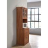 Hodedah KITCHEN MICROWAVE CABINET Kitchen Storage | Multiple Wooden Finishes