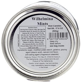 Wilhelmina Peppermints - 17.6oz Holland Design Tin