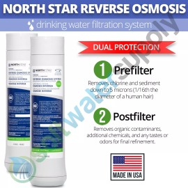 NorthStar 7287506 - Pre and Post Filters for NorthStar Reverse Osmosis System